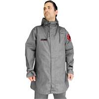 Manteau CoreMAX FR 35" avec capuchon attach&eacute;, Petit, Gris Pathway Supply LP