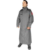 CoreMAX FR 52" Jacket with Attached Hood, Small, Grey Pathway Supply LP