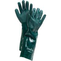 Gants verts &agrave; double enduit, 18" lo, PVC, Doublure en Jersey de coton, 70 mils Pathway Supply LP
