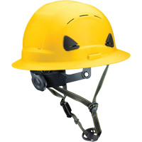 Casque Fibre Metal de style escalade avec bordure compl&egrave;te, R&eacute;pond aux normes CSA type 2, Suspension Rochet, Ventil&eacute; Pathway Supply LP