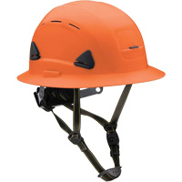 Casque Fibre Metal de style escalade avec bordure compl&egrave;te, R&eacute;pond aux normes CSA type 2, Suspension Rochet, Ventil&eacute; Pathway Supply LP