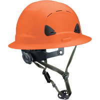 Casque Fibre Metal de style escalade avec bordure compl&egrave;te, R&eacute;pond aux normes CSA type 2, Suspension Rochet, Ventil&eacute; Pathway Supply LP