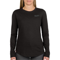 FREEFLEX Long-Sleeve Hybrid T-Shirt, Women's, X-Small, Black Pathway Supply LP
