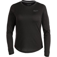 FREEFLEX Long-Sleeve Hybrid T-Shirt, Women's, X-Small, Black Pathway Supply LP