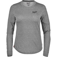 FREEFLEX Long-Sleeve Hybrid T-Shirt, Women's, X-Small, Grey Pathway Supply LP