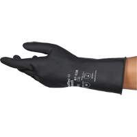 Gants r&eacute;sistants aux produits chimiques AlphaTec 87-118, Taille Petit/7, 12,6" lo, Latex de caoutchouc, Doublure en Coton, 31-mil Pathway Supply LP