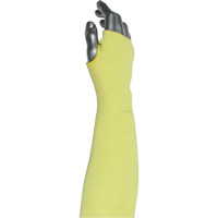Kut Gard&reg; 2-Ply Cut-Resistant Sleeve with Thumb Hole, Aramid/ATA&reg;, 10", ASTM ANSI Level A6, Yellow Pathway Supply LP