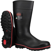Boss&reg; Footwear Full ESR Safety Boot, Polyblend/PVC, Steel Toe, Size 4 Pathway Supply LP