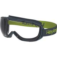 MX500 Safety Goggles, Clear Lens, Anti-Fog/Anti-Scratch, Indirect Vent Pathway Supply LP