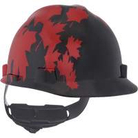 Specialty V-Gard&reg; Hard Hat, Ratchet Suspension, Black/Red Pathway Supply LP