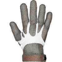 MMG Food Safe Metal Chainmail Gloves, Size 2X-Small, Stainless Steel Shell, ASTM ANSI Level A9 Pathway Supply LP