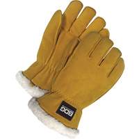 Driver's Gloves, Medium, Split Deerskin Palm, Sherpa Inner Lining Pathway Supply LP