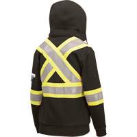 Heavyweight Safety Hoodie, Women's, X-Small, Black Pathway Supply LP