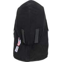 Pioneer 766A Flame-Resistant Quilted Hard Hat Liner with Detachable Mouthpiece, Black/Grey, Cotton/FR-Tech&reg;/Modacrylic/Nylon Pathway Supply LP
