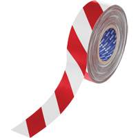 ToughStripe&reg; Max Floor Marking Tape, 2" x 100', Polyester, Red and White Pathway Supply LP