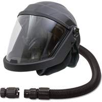 Masque respiratoire &agrave; adduction d'air et casque avec valve anti-refoulement DEFENDER, Universel, Pi&egrave;ce faciale Pathway Supply LP