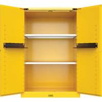 Utili-Guard+ Flammable Safety Cabinet, 45 gal., 2 Door, 43" W x 65" H x 22" D Pathway Supply LP