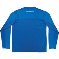 Chemise de refroidissement &agrave; manches longues avec protection solaire et UV Chill-Its 6689, Bleu, Petit Pathway Supply LP