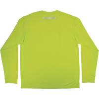 Chemise de refroidissement &agrave; manches longues avec protection solaire et UV Chill-Its 6689, Jaune lime haute visibilit&eacute;, Petit Pathway Supply LP