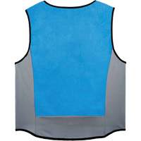 Chill-Its 6667 Wet Evaporative Cooling Vest with Zipper Closure, Medium, Blue Pathway Supply LP