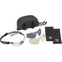 Ensemble de lunettes de s&eacute;curit&eacute; Combat, Lentille Transparent/Cuivre/Fum&eacute;e, Antibu&eacute;e/Anti-&eacute;gratignures, ANSI Z87+ Pathway Supply LP