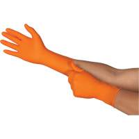 TOUCHNTUFF 93-800 Disposable Gloves, 6.5/7, Latex/Neoprene/Nitrile, 23.6-mil, Powder-Free, Orange Pathway Supply LP