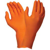 TOUCHNTUFF 93-800 Disposable Gloves, 6.5/7, Latex/Neoprene/Nitrile, 23.6-mil, Powder-Free, Orange Pathway Supply LP