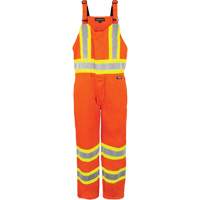 High-Visibility Unlined Overalls, X-Small, High Visibility Orange Pathway Supply LP