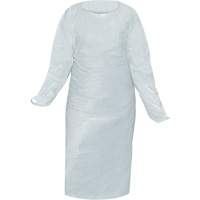 CoverMe Gown with Thumbholes, One Size, White, Polyethylene Pathway Supply LP