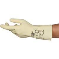 Gants naturels et l&eacute;gers AlphaTec 87-137, Taille 7, 11,8" lo, Latex de caoutchouc, 16 mils Pathway Supply LP