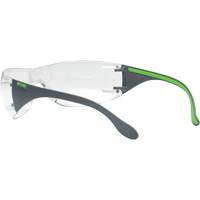 Lunettes de s&eacute;curit&eacute; gris/vert Adapt Lite, Lentille Transparent, Antibu&eacute;e/Anti-&eacute;gratignures, ANSI Z87+/R&eacute;pond ou surpasse la norme CSA Z94.3 Pathway Supply LP