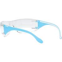 Lunettes de s&eacute;curit&eacute; bleu/blanc Adapt Lite, Lentille Transparent, Antibu&eacute;e/Anti-&eacute;gratignures, ANSI Z87+/R&eacute;pond ou surpasse la norme CSA Z94.3 Pathway Supply LP