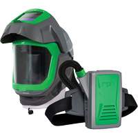 Masque de respirateur Z-Link avec joint de visage, visi&egrave;re & montage &agrave; ceinture, Respirateur &agrave; masque/Masque de soudage, Pile Lithium-ion Pathway Supply LP