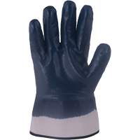 Horizon&reg; Navy Gloves with Pasted Cuffs, Medium, Nitrile Coating, Jersey/Cotton Shell Pathway Supply LP