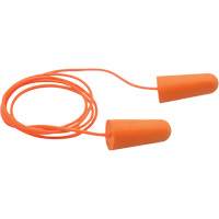 SEALTEC33 Orange Tapered PU Foam Disposable Earplugs, Corded, Bulk - Box, 33 dB NRR, One-Size Pathway Supply LP