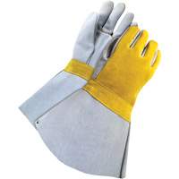 Lined Welder with 5" Cuff, Split Cowhide, Size One Size Pathway Supply LP