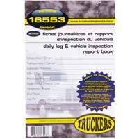 Carnet bilingue de registre quotidien et de rapport d'inspection de v&eacute;hicule Pathway Supply LP
