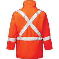 Avenger 9 oz High-Visibility Insulated Parka, Style 515, Men's, X-Small, Orange Pathway Supply LP