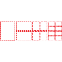 WHMIS Labels 400/Pkg, Paper, Roll, 5-1/2" L x 4-1/4" W Pathway Supply LP