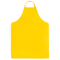 PVC Apron, PVC, Yellow, 35" W x 45" L Pathway Supply LP
