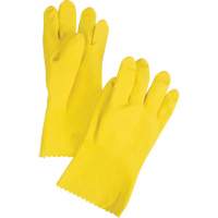 ChemStop Gloves, Size Small/7, 12" L, Latex, Flock-Lined Inner Lining, 16-mil Pathway Supply LP