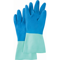 Protector Gloves, Size 2X-Large/10/10.5, 13" L, Nitrile, Flock-Lined Inner Lining, 28-mil Pathway Supply LP