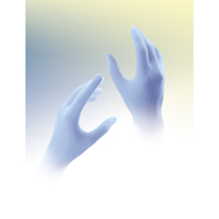 Qualatrile Disposable Gloves, Large, Nitrile, 5-mil, Powdered, Blue Pathway Supply LP