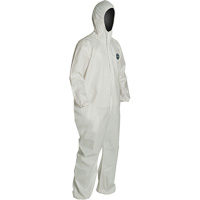 ProShield&reg; 60 Coveralls, Medium, White, Microporous Pathway Supply LP