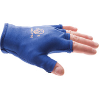 Doublures antichocs pour gants sans doigts, main droite, 6/T-petit, Paume en Synth&eacute;tique, Poignet &agrave; enfiler Pathway Supply LP