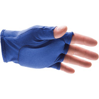 Doublures antichocs pour gants sans doigts, main droite, 6/T-petit, Paume en Synth&eacute;tique, Poignet &agrave; enfiler Pathway Supply LP