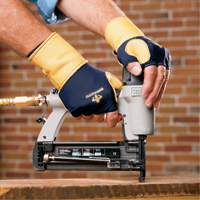 Gants de protection sup&eacute;rieure contre les impacts & les microtraumarismes r&eacute;p&eacute;t&eacute;s, main droite, Taille T-petit, Paume Cuir fleur Pathway Supply LP