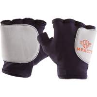 Gants de protection sans doigts paume/c&ocirc;t&eacute;, droit, T-petit, Paume en Su&egrave;de, Poignet &agrave; enfiler Pathway Supply LP