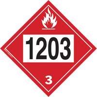 1203 Gasohol & Gasoline Flammable Liquid TDG Placard, Plastic Pathway Supply LP