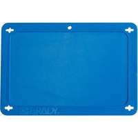 &eacute;tiquette vierge pour vanne, Plastique, 4-3/4" la x 3-1/4" h Pathway Supply LP